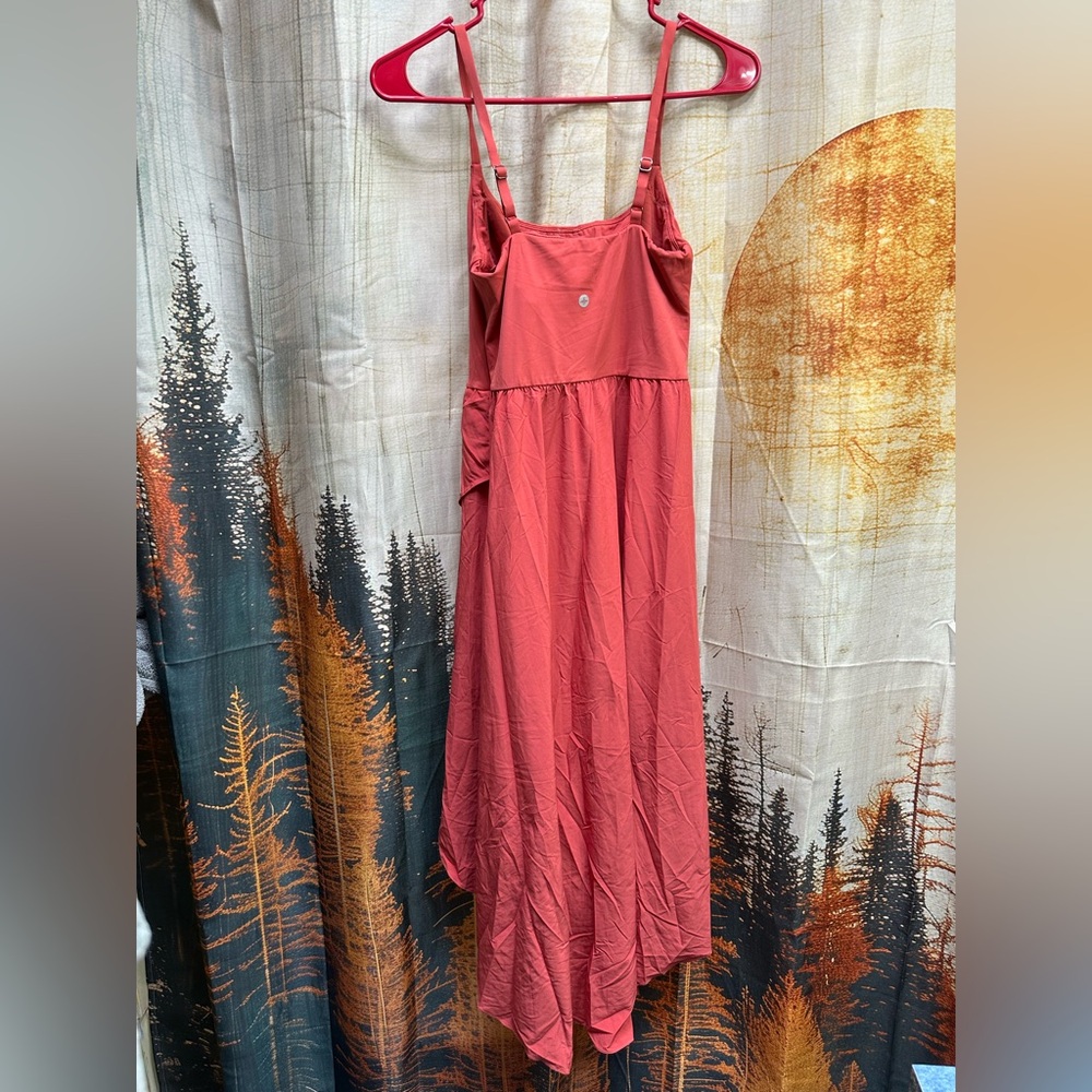 HALARA Coral High Low Dress with shorts - Picture 5 of 15